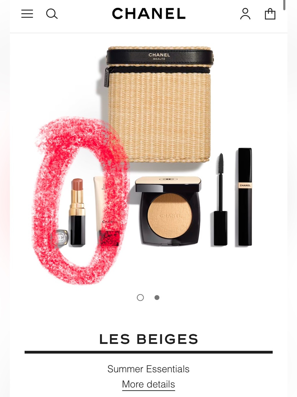 CHANEL Les Beiges rouge coco flash lipstick Sweet 280 New